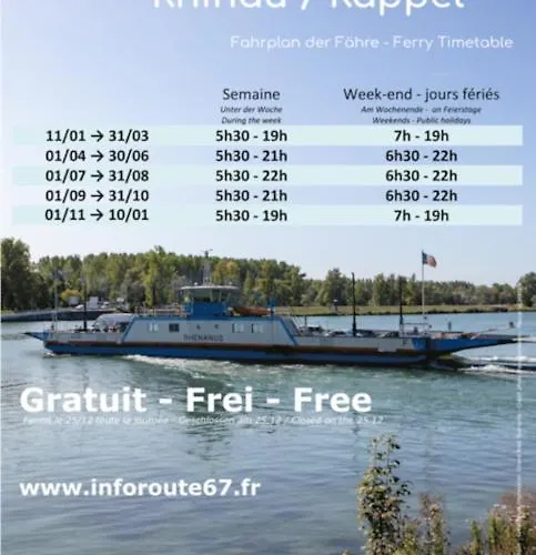 Maison Avec Jardin Proche Europa-park Rulantica Strasbourg Colmar Vakantiehuis Rhinau